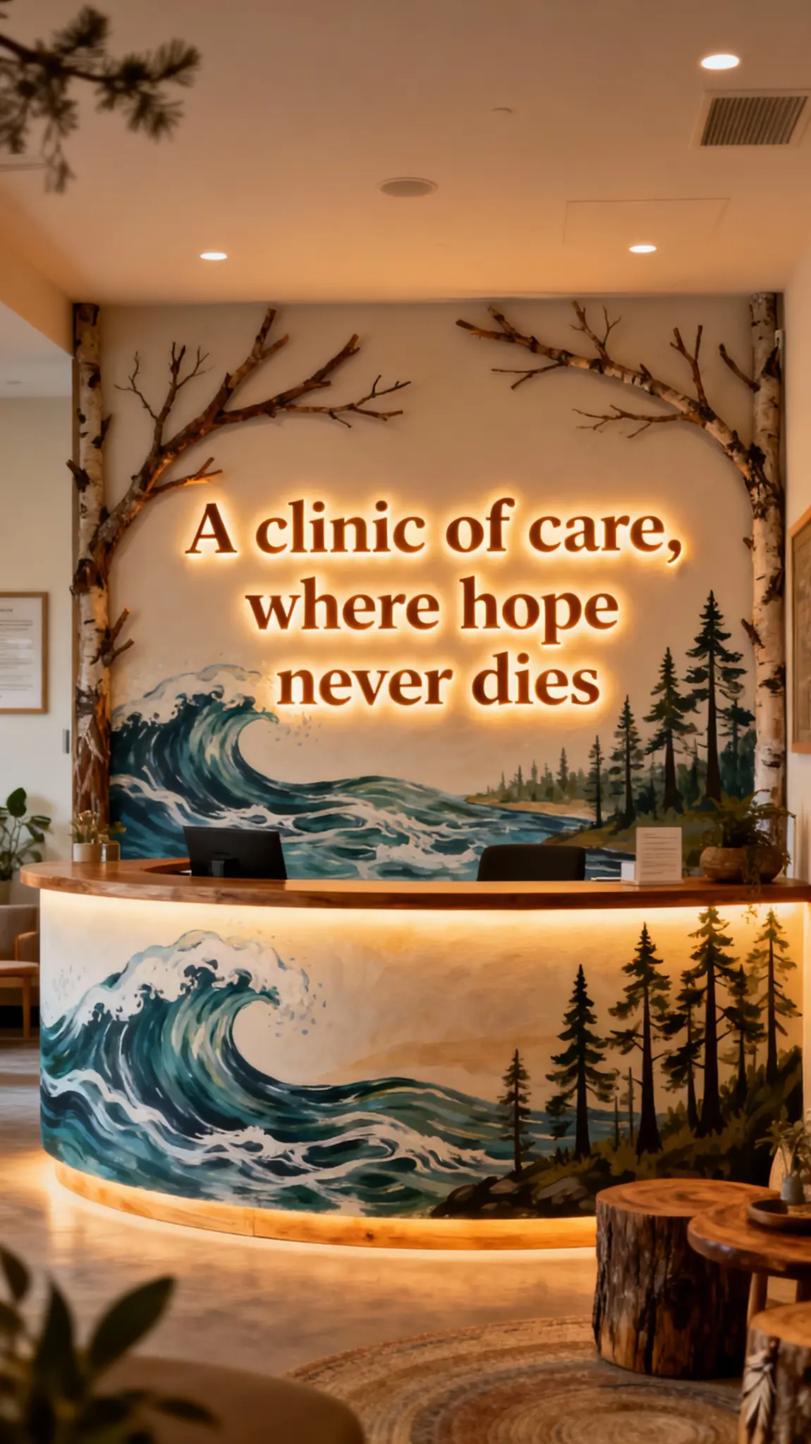 “A clinic of care, where hope never dies.”